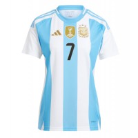 Argentinien Rodrigo De Paul #7 Heimtrikot Frauen Copa America 2024 Kurzarm